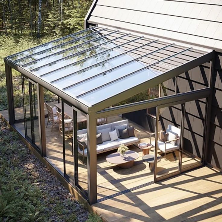 Noiseless Sliding Doors Glass House